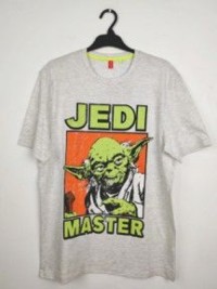 Mens slub melange jersey s/s round neck t-shirt with pigment print